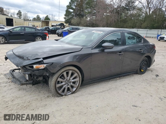 2021 Mazda 3 Select with VIN 3MZBPABM9MM207643, listed as a Copart auction lot 44993225 with 34,443 mi miles and Salvage Title. Bid and sale history available at DreamBid. Image 1.