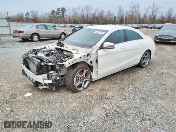 2018 Mercedes-Benz CLA 250 with VIN WDDSJ4EB5JN595932, listed as a Copart auction lot 70053322 with 31,286 mi miles and . Bid and sale history available at DreamBid. Image 1.