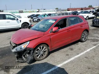 2019 Hyundai Elantra GT with VIN KMHH35LE9KU102791, listed as a Copart auction lot 71673744 with 93,191 mi miles and Salvage Title. Bid and sale history available at carsss.com. Image 1.