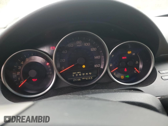 2006 Acura RL with VIN JH4KB16506C011002, listed as a Copart auction lot 53621895 with 171,105 mi miles and Salvage Title. Bid and sale history available at DreamBid. Image 9.