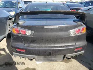 2012 Mitsubishi Lancer Evolution GSR with VIN JA32W8FV8CU016063, listed as a Copart auction lot 46044764 with 0 mi miles and Non Repairable. Bid and sale history available at carsss.com. Image 6.