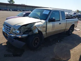 2002 Ford Ranger XL with VIN 1FTYR14U12PA70547, listed as a IAAI auction lot 41592182 with 157,066 mi miles. Bid and sale history available at carsss.com. Image 2.