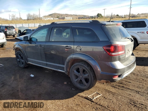 2019 Dodge Journey Crossroad with VIN 3C4PDCGB3KT867653, listed as a Copart auction lot 82591924 with 123,438 mi miles and Salvage Title. Bid and sale history available at DreamBid. Image 2.