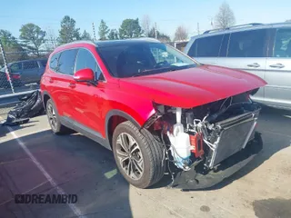 2020 Hyundai Santa Fe Limited with VIN 5NMS53AA8LH272948, listed as a IAAI auction lot 41857769 with 50,885 mi miles and . Bid and sale history available at DreamBid. Image 1.