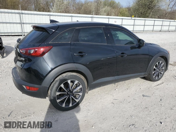 2019 Mazda CX-3 Touring with VIN JM1DKFC74K1453221, listed as a Copart auction lot 49448805 with 63,031 mi miles and Salvage Title. Bid and sale history available at carsss.com. Image 3.