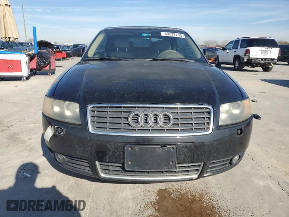 2003 Audi A4 1.8T with VIN WAUAC48H23K019474, listed as a Copart auction lot 89277255 with 99,962 mi miles and Clean Title. Bid and sale history available at carsss.com. Image 5.