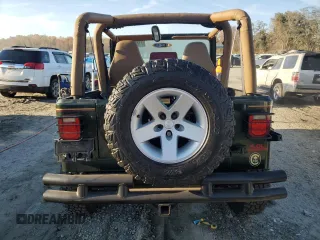1995 Jeep Wrangler Sahara with VIN 1J4FY49S6SP272569, listed as a Copart auction lot 77839534 with 162,080 mi miles and Salvage Title. Bid and sale history available at carsss.com. Image 6.