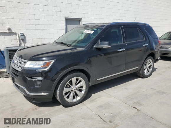 2019 Ford Explorer Limited z VIN 1FM5K8F86KGB42919, wystawiony jako Copart lot #56750555 z przebiegiem 81 520 mil mil oraz Szkoda całkowita • Salvage title. Historia ofert i sprzedaży dostępna na DreamBid. Obrazek 1.
