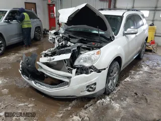 2012 Chevrolet Equinox LTZ with VIN 2GNALFEK9C1335332, listed as a IAAI auction lot 41632295 with 143,293 mi miles. Bid and sale history available at carsss.com. Image 17.