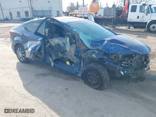 2016 Hyundai Elantra GL with VIN 5NPDH4AE0GH717281, listed as a IAAI auction lot 41773959 with 129,250 mi miles. Bid and sale history available at carsss.com. Image 1.