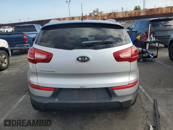 2011 Kia Sportage LX with VIN KNDPB3A22B7086903, listed as a Copart auction lot 55425925 with Not Provided miles and Salvage Title. Bid and sale history available at carsss.com. Image 6.