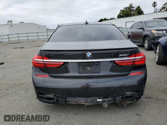 2017 BMW 7 Series 740i with VIN WBA7E2C56HG739456, listed as a Copart auction lot 64728303 with Not Provided miles and . Bid and sale history available at DreamBid. Image 6.