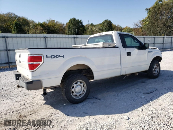 2013 Ford F-150 XL with VIN 1FTNF1EF7DKF26966, listed as a Copart auction lot 75799354 with 184,533 mi miles and Salvage title. Bid and sale history available at DreamBid. Image 3.