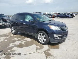 2016 Chevrolet Traverse LT with VIN 1GNKRGKD8GJ256423, listed as a Copart auction lot 57565325 with 95,729 mi miles and Salvage title. Bid and sale history available at DreamBid. Image 4.