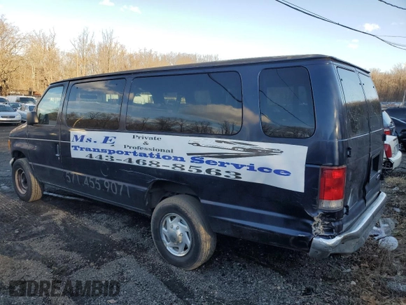 2001 Ford Econoline Passenger XL with VIN 1FBSS31L41HA97689, listed as a Copart auction lot 42326915 with 131,072 mi miles and Salvage title. Bid and sale history available at DreamBid. Image 2.