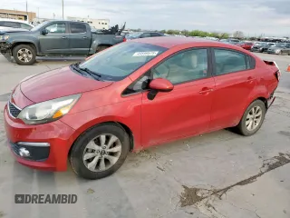 2017 Kia Rio EX with VIN KNADN4A30H6058618, listed as a Copart auction lot 49599575 with 97,654 mi miles and Salvage Title. Bid and sale history available at carsss.com. Image 1.