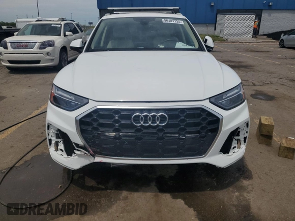 2022 Audi Q5 S line Premium Plus with VIN WA1EAAFY1N2048022, listed as a Copart auction lot 56401135 with 50,936 mi miles and Clean title. Bid and sale history available at DreamBid. Image 5.