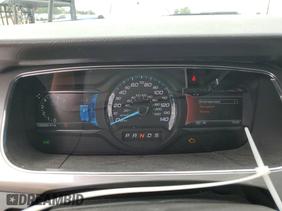 2017 Ford Taurus SEL with VIN 1FAHP2E87HG132044, listed as a Copart auction lot 65431655 with 32,900 mi miles and Salvage title. Bid and sale history available at DreamBid. Image 9.