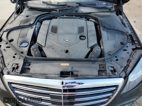 2018 Mercedes-Benz S 560 with VIN WDDUG8GB0JA384253, listed as a Copart auction lot 85543844 with 73,378 mi miles and Non Repairable. Bid and sale history available at carsss.com. Image 11.