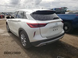 2019 Infiniti QX50 Luxe with VIN 3PCAJ5M13KF137147, listed as a Copart auction lot 64635424 with 30,857 mi miles and Clean Title. Bid and sale history available at DreamBid. Image 3.