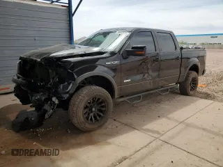 2012 Ford F-150 XL with VIN 1FTFW1ETXCFD08635, listed as a Copart auction lot 59043085 with 152,159 mi miles and Salvage title. Bid and sale history available at DreamBid. Image 1.