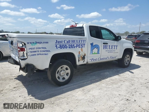 2022 Chevrolet Colorado 2WD Work Truck with VIN 1GCHSBEA1N1122376, listed as a Copart auction lot 54162385 with 64,330 mi miles and Non repairable. Bid and sale history available at DreamBid. Image 3.