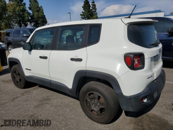 2017 Jeep Renegade Sport with VIN ZACCJBAB4HPE69958, listed as a Copart auction lot 55255765 with 176,239 mi miles and Clean Title. Bid and sale history available at carsss.com. Image 2.