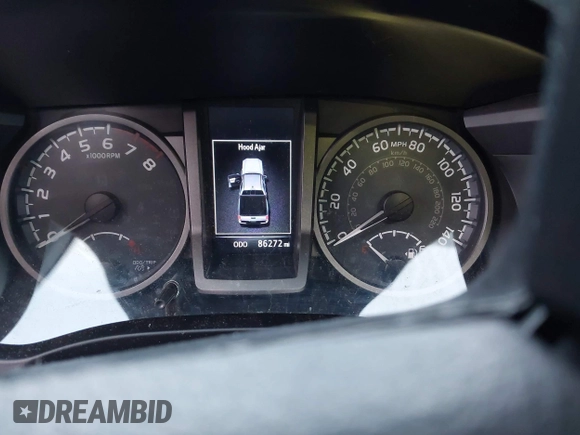2019 Toyota Tacoma SR5 with VIN 3TMAZ5CN1KM092783, listed as a IAAI auction lot 42181784 with 86,272 mi miles and . Bid and sale history available at DreamBid. Image 7.