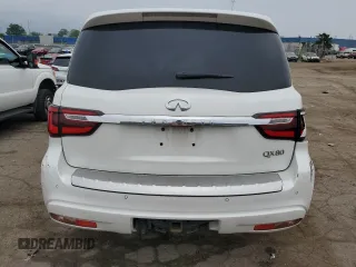 2018 Infiniti QX80 with VIN JN8AZ2NFXJ9663645, listed as a Copart auction lot 64206854 with 91,809 mi miles and Clean Title. Bid and sale history available at carsss.com. Image 6.