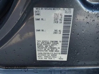 2023 Nissan Altima SV z VIN 1N4BL4DV3PN353476, wystawiony jako IAAI lot #42259077 z przebiegiem 26 201 mil mil oraz . Historia ofert i sprzedaży dostępna na DreamBid. Obrazek 9.