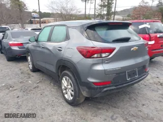 2021 Chevrolet TrailBlazer LS with VIN KL79MMS2XMB162954, listed as a IAAI auction lot 41171124 with 63,462 mi miles. Bid and sale history available at carsss.com. Image 3.