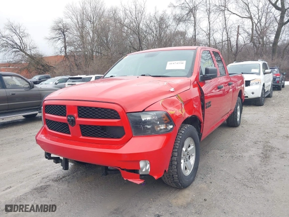 2018 Ram 1500 Express with VIN 1C6RR7FG6JS235462, listed as a IAAI auction lot 41474330 with 133,222 mi miles. Bid and sale history available at carsss.com. Image 20.