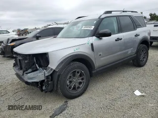 2023 Ford Bronco Sport Big Bend with VIN 3FMCR9B62PRD82594, listed as a Copart auction lot 58988985 with 21,901 mi miles and Salvage title. Bid and sale history available at DreamBid. Image 1.