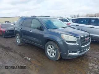 2013 GMC Acadia SLE with VIN 1GKKRNED9DJ261414, listed as a IAAI auction lot 41682183 with 170,575 mi miles. Bid and sale history available at carsss.com. Image 1.