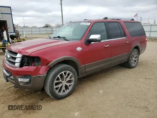 2015 Ford Expedition Max XLT with VIN 1FMJK1JT0FEF47659, listed as a Copart auction lot 49779375 with 152,063 mi miles and Salvage title. Bid and sale history available at DreamBid. Image 1.