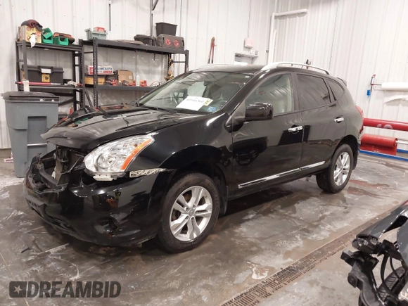 2013 Nissan Rogue S with VIN JN8AS5MV1DW135156, listed as a IAAI auction lot 41946360 with 122,952 mi miles and . Bid and sale history available at DreamBid. Image 21.