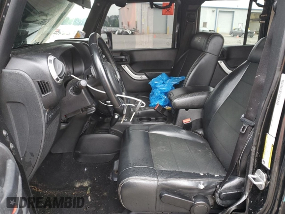 2012 Jeep Wrangler Unlimited Call of Duty MW3 with VIN 1C4BJWFG0CL218214, listed as a Copart auction lot 58432635 with 109,128 mi miles and Clean title. Bid and sale history available at DreamBid. Image 7.