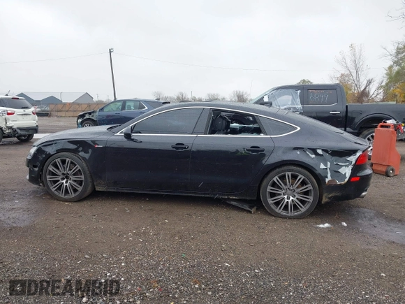 2012 Audi A7 Premium Plus with VIN WAUYGAFC0CN096027, listed as a IAAI auction lot 40881391 with 155,433 mi miles and . Bid and sale history available at DreamBid. Image 13.