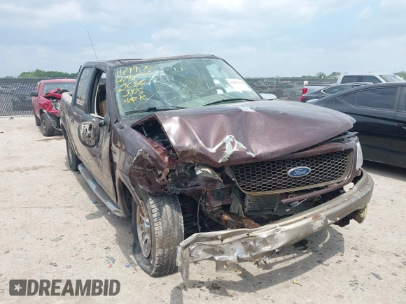 2003 Ford F-150 XLT with VIN 1FTRW07633KB16656, listed as a IAAI auction lot 42052141 with Not Provided miles. Bid and sale history available at carsss.com. Image 1.