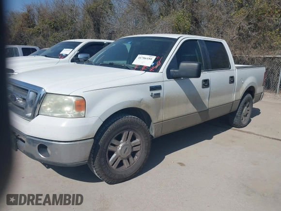 2008 Ford F-150 XL with VIN 1FTRW12W68FB28653, listed as a IAAI auction lot 41786180 with 265,640 mi miles. Bid and sale history available at carsss.com. Image 2.