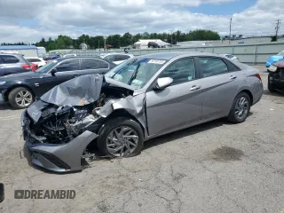2024 Hyundai Elantra SEL with VIN KMHLM4DG9RU732564, listed as a Copart auction lot 56795735 with 6,999 mi miles and Salvage title. Bid and sale history available at DreamBid. Image 1.