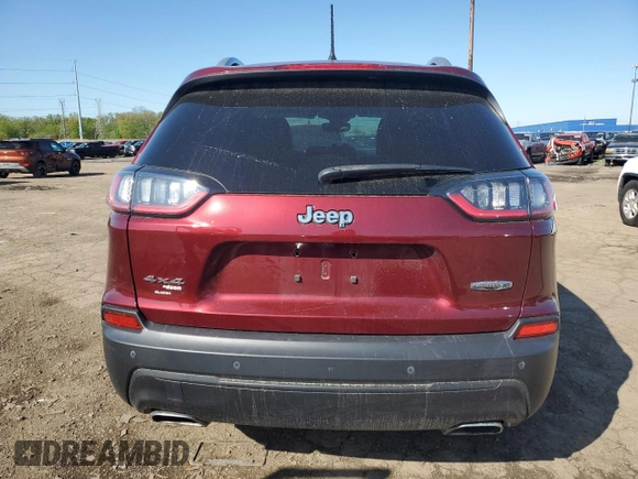 2021 Jeep Cherokee Latitude Lux with VIN 1C4PJMMX3MD232777, listed as a Copart auction lot 56071955 with 56,594 mi miles and Salvage title. Bid and sale history available at DreamBid. Image 6.