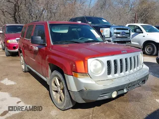 2010 Jeep Patriot Sport with VIN 1J4NT2GA3AD518535, listed as a IAAI auction lot 41638296 with 229,435 mi miles. Bid and sale history available at carsss.com. Image 1.