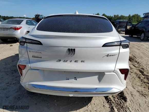 2024 Buick Envista Avenir with VIN KL47LCE27RB110489, listed as a Copart auction lot 69474904 with 0 mi miles and Salvage Title. Bid and sale history available at carsss.com. Image 6.