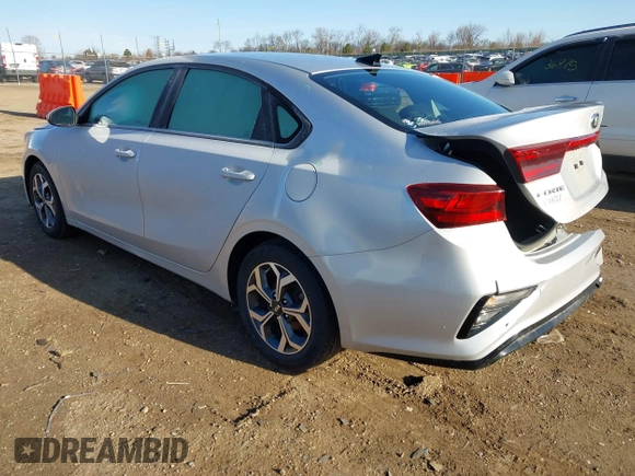 2021 Kia Forte LXS with VIN 3KPF24AD7ME264259, listed as a IAAI auction lot 41935173 with 56,376 mi miles and . Bid and sale history available at carsss.com. Image 3.