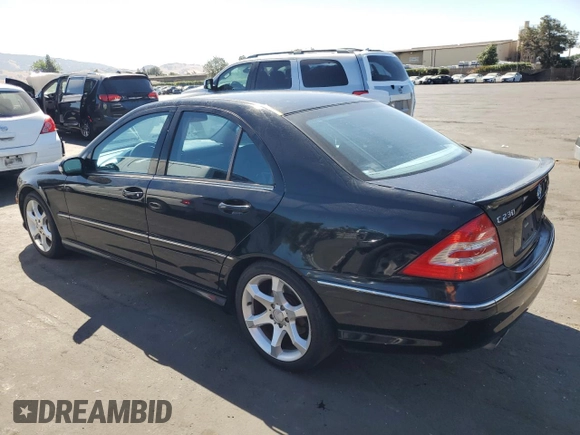 2007 Mercedes-Benz C 230 Sport z VIN WDBRF52H37F933113, wystawiony jako Copart lot #61600585 z przebiegiem 188 049 mil mil oraz Szkoda całkowita • Salvage title. Historia ofert i sprzedaży dostępna na DreamBid. Obrazek 2.