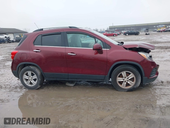 2017 Chevrolet Trax LT with VIN 3GNCJLSB8HL233107, listed as a IAAI auction lot 41178627 with 80,999 mi miles and . Bid and sale history available at carsss.com. Image 13.