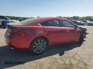 2021 Mazda 6 Grand Touring with VIN JM1GL1TY4M1616684, listed as a Copart auction lot 51931055 with 33,321 mi miles and Salvage Title. Bid and sale history available at carsss.com. Image 3.
