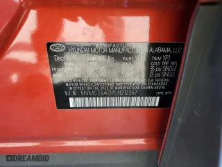2020 Hyundai Santa Fe SEL with VIN 5NMS33AD7LH212367, listed as a Copart auction lot 46372605 with 54,894 mi miles and Salvage Title. Bid and sale history available at carsss.com. Image 13.