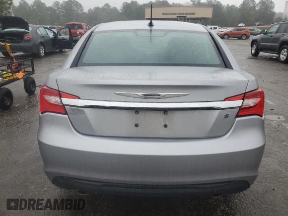 2013 Chrysler 200 Limited with VIN 1C3CCBCG7DN600889, listed as a Copart auction lot 46275575 with 124,263 mi miles and Salvage Title. Bid and sale history available at carsss.com. Image 6.